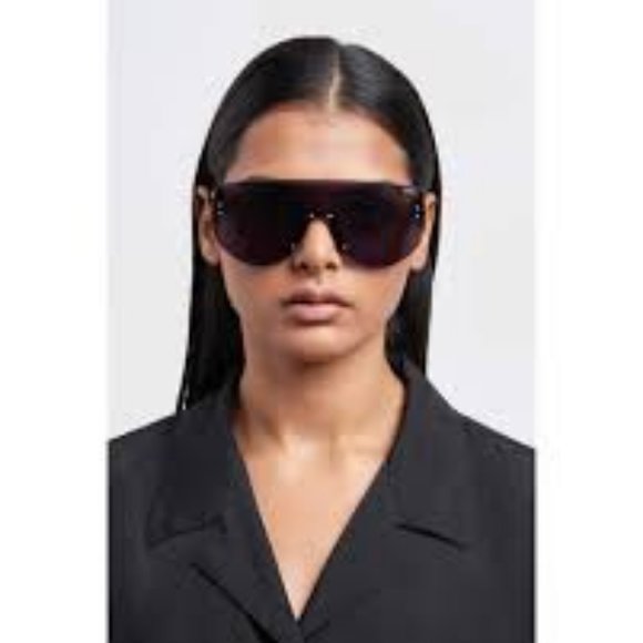 CARRERA FLAGLAB12- NEW IN BOX/BLK WITH BLK LENS-UNISEX SHIELD-aviator st… main image 5